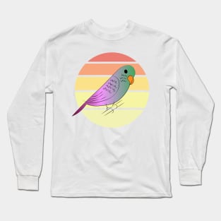 beautiful colorful bird  Vintage Long Sleeve T-Shirt